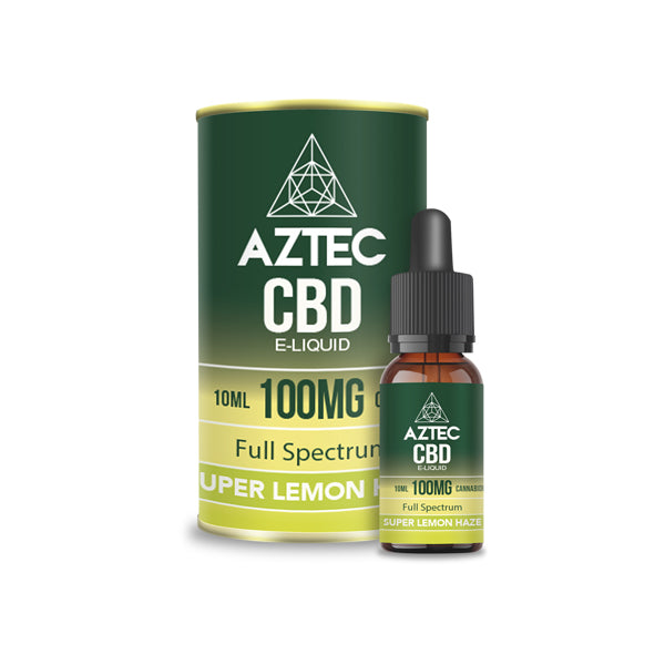 Aztec CBD 100mg CBD Vaping Liquid 10ml (50PG/50VG) - Lazy Frog Shop