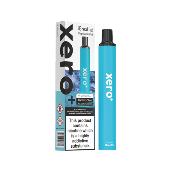 20mg iBreathe Xero+ Disposable Vape Pod 600 Puffs - Lazy Frog Shop