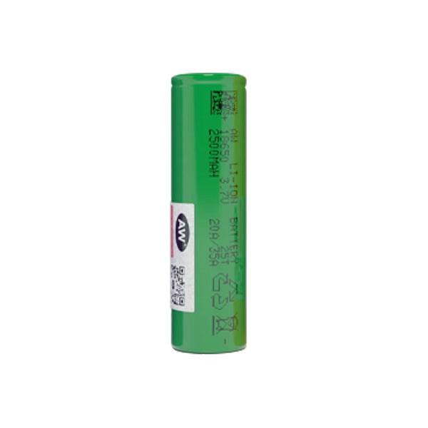 AW 25T 18650 2500mAh Battery - Lazy Frog Shop