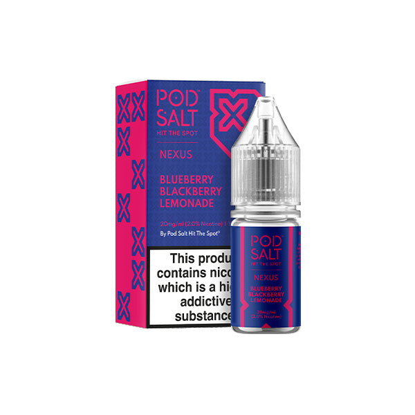 20mg Pod Salt Nexus 10ml Nic Salt (50VG/50PG) - Lazy Frog Shop