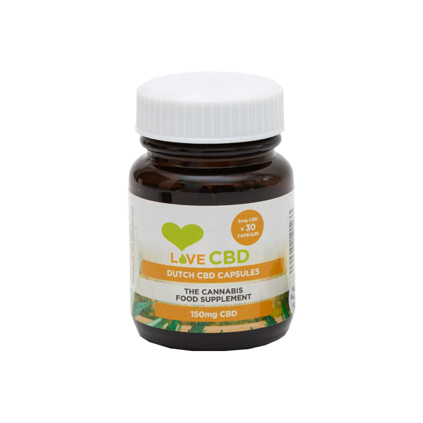 Love CBD 150mg Dutch CBD Capsules - 30 Caps - Lazy Frog Shop