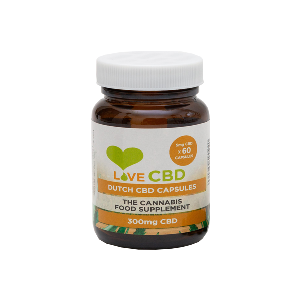 Love CBD 300mg Dutch CBD Capsules - 60 Caps - Lazy Frog Shop