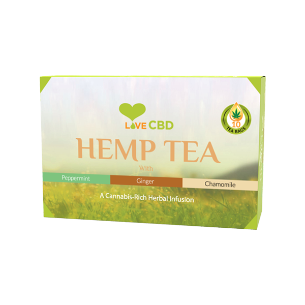 Love CBD Hemp Tea Bags - 10 Bags - Lazy Frog Shop