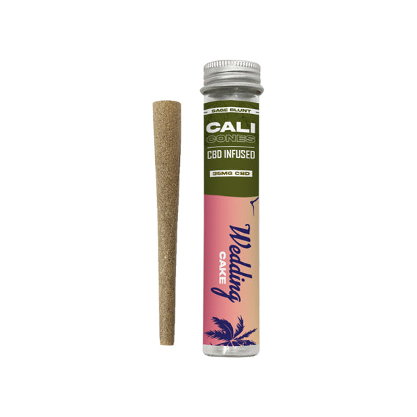 CALI CONES Sage 30mg Full Spectrum CBD Infused Cone - Wedding Cake - Lazy Frog Shop