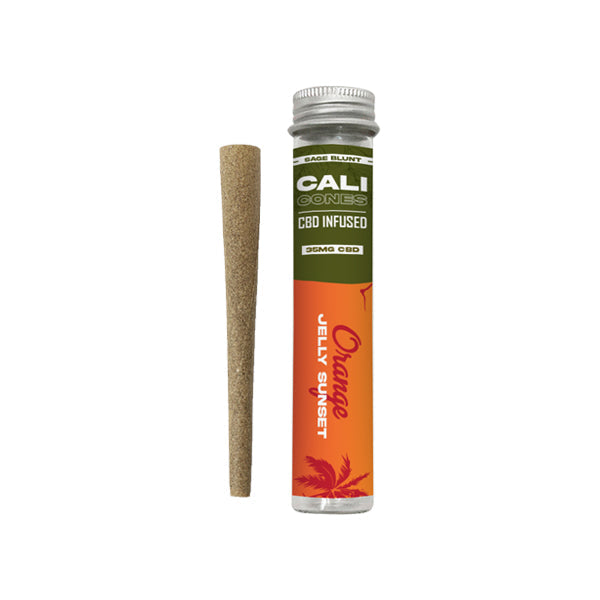 CALI CONES Sage 30mg Full Spectrum CBD Infused Cone - Orange Jelly Sunset - Lazy Frog Shop