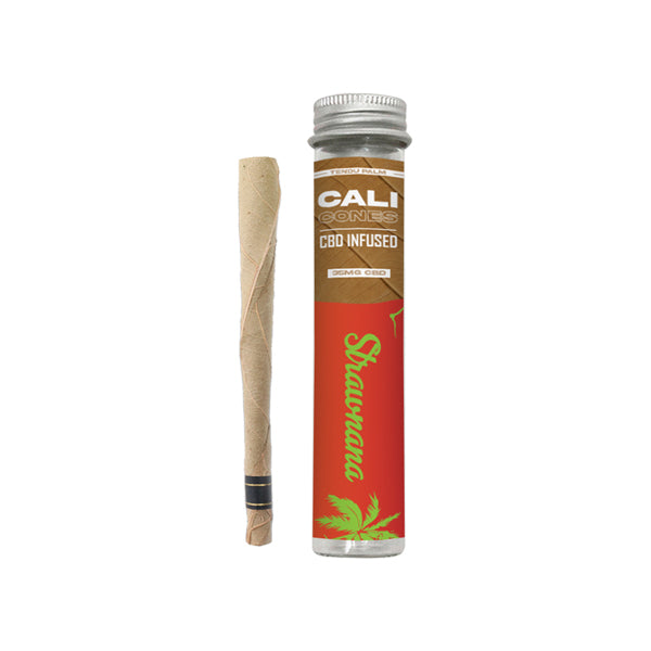 CALI CONES Tendu 30mg Full Spectrum CBD Infused Palm Cone - Strawnana - Lazy Frog Shop