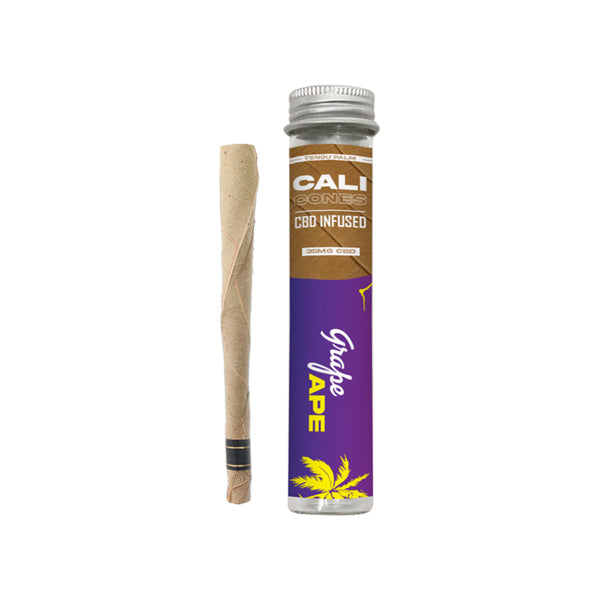 CALI CONES Tendu 30mg Full Spectrum CBD Infused Palm Cone - Grape Ape - Lazy Frog Shop