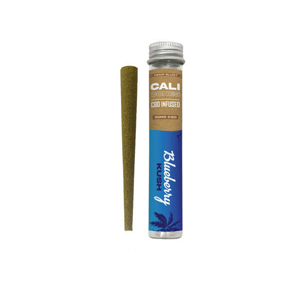 CALI CONES Hemp 30mg Full Spectrum CBD Infused Cone - Blueberry Kush - Lazy Frog Shop