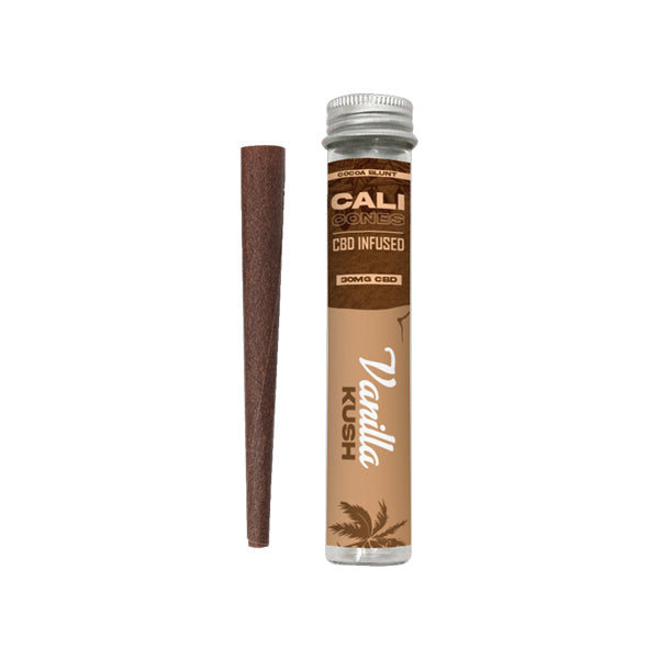 CALI CONES Cocoa 30mg Full Spectrum CBD Infused Cone - Vanilla Kush - Lazy Frog Shop