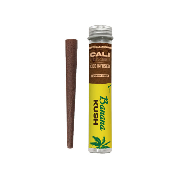 CALI CONES Cocoa 30mg Full Spectrum CBD Infused Cone - Banana Kush - Lazy Frog Shop